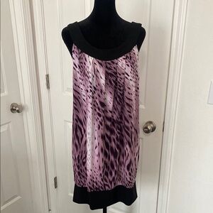 Donutsz, Inc 90s vintage animal print mini dress.